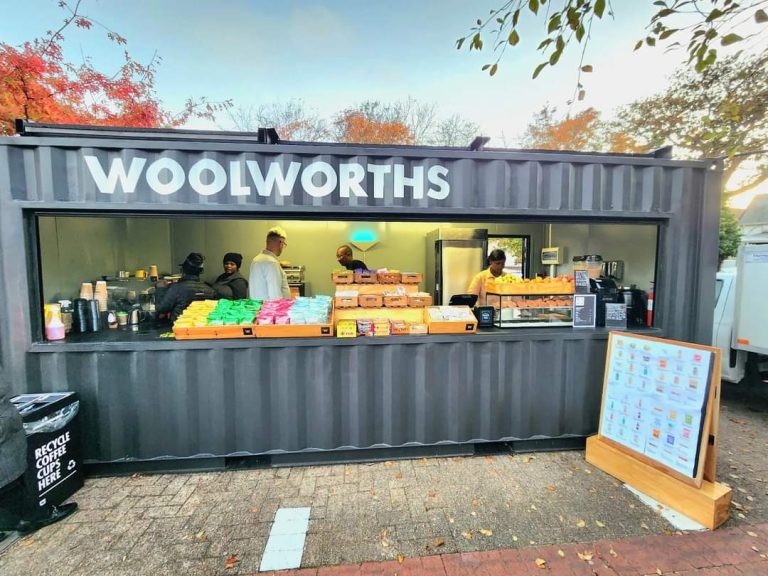 6m Container Tuck Shop Unit for woolies